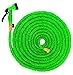 SPRING FIRE SALE Expandable Pocket Garden Water Hose, 75' Solid Brass Fittings With Shut Off Valve, Indestructible Double Layer Latex Core, Car Wash Expanding Garden Hose Guaranteed Not To Kink!