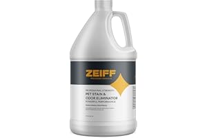 Zeiff Pet Stain and Odor Remover - Pet Odor Eliminator for Home and Professional Use - Pet Urine Enzyme Cleaner to Break Up Tough Stains - Carpet Stain Remover for Dog Urine and Cat Pee, Feces, Fluids