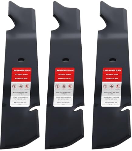 Amazon.com : (New) (3) Mulching Mower Blades for Grasshopper 52