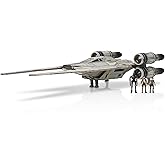 Jazwares Star Wars Micro Galaxy Squadron U-Wing Starfighter - 12-Inch Vehicle with Foldout Wings, Troop Bay, Sniper Gun, and Three 1-Inch Micro Figure Accessories