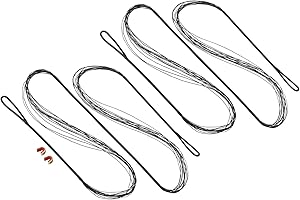 PATIKIL Bow String Replacement, Recurve Bowstring with Nock Point for AMO Traditional Bow