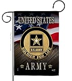 US Army Soldier for Life Garden Flag - Armed Forces
