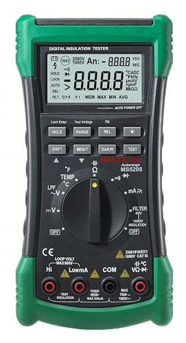 Mastech MS5208 6600 Counts Digital Multimeter Megger Insulation ...