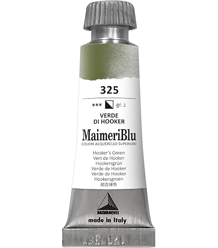 Maimeri BLU Aquarellfarben 12 Ml – Hochwertige Künstlerfarben, Hohe Pigmentierung, Lichtecht