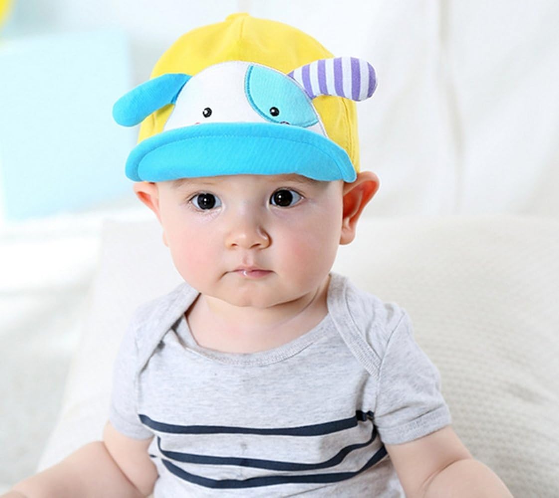 Amazon Co Jp Hi9 Store赤ちゃん 帽子 キャップ 子ども 子供 日差し コットン 春 夏 秋 ユニセックス 男の子 女の子新生児 赤ちゃん外線 日焼け 防止 対策 イエロー 服 ファッション小物