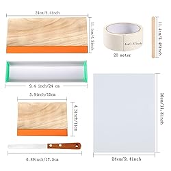 Caydo 54 Pieces Screen Printing Kit with 50W LED UV