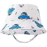 pureborn Baby Toddler Bucket Hat for Infant Boys Girls Kids Breathable Sun Hat with Chin Strap