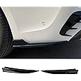 Rear Bumper Lip Splitter, 2 Pcs Dustproof Fit Rear Bumper Diffuser, Left Right Rear Splitter Lip Spoiler, Splitter Kit for G20 Car(Glossy Black)