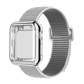 MUEN Compatible para Apple Watch Correa y Estuche Protector ...