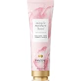 Pantene Nutrient Blends Miracle Moisture Boost Rose Water Conditioner for Dry Hair, Sulfate Free, 8 Fl Oz
