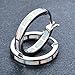 Bamos Jewelry Girls 925 Promise Silver Best Friend Gift Hoop Earrings Wedding Engagement Hoop Stud Earrings 19 MM