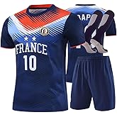 Youth Soccer Jersey for Boys Girls kids Uniform sport Shirt Birthday Gift Set with sock