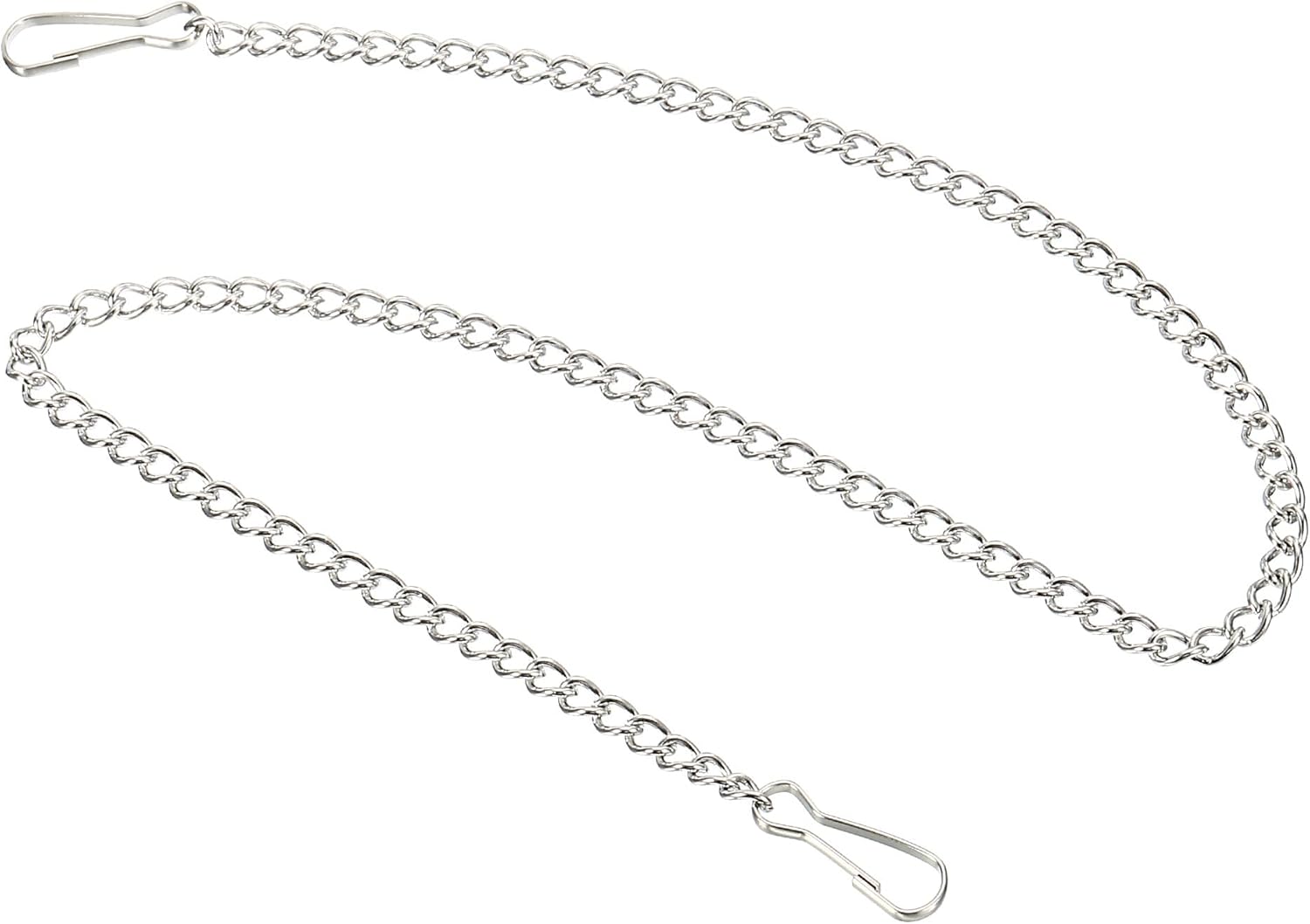 Outdoor Hanging Brackets - MECCANIXITY Hanging Chain with Snap Clips 19.69 Inch Garden Plant Hangers for Signboard Chalkboard Basket Lantern Wind Chime, Stainless Steel Pack of 6