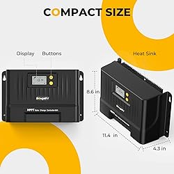 BougeRV MPPT Solar Charge Controller 60A, w/ Remote