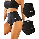 FINETOO Tummy Control Underwear Shapewear for Women Seamless High Waisted Panties Moderate Control Briefs S-3XL
