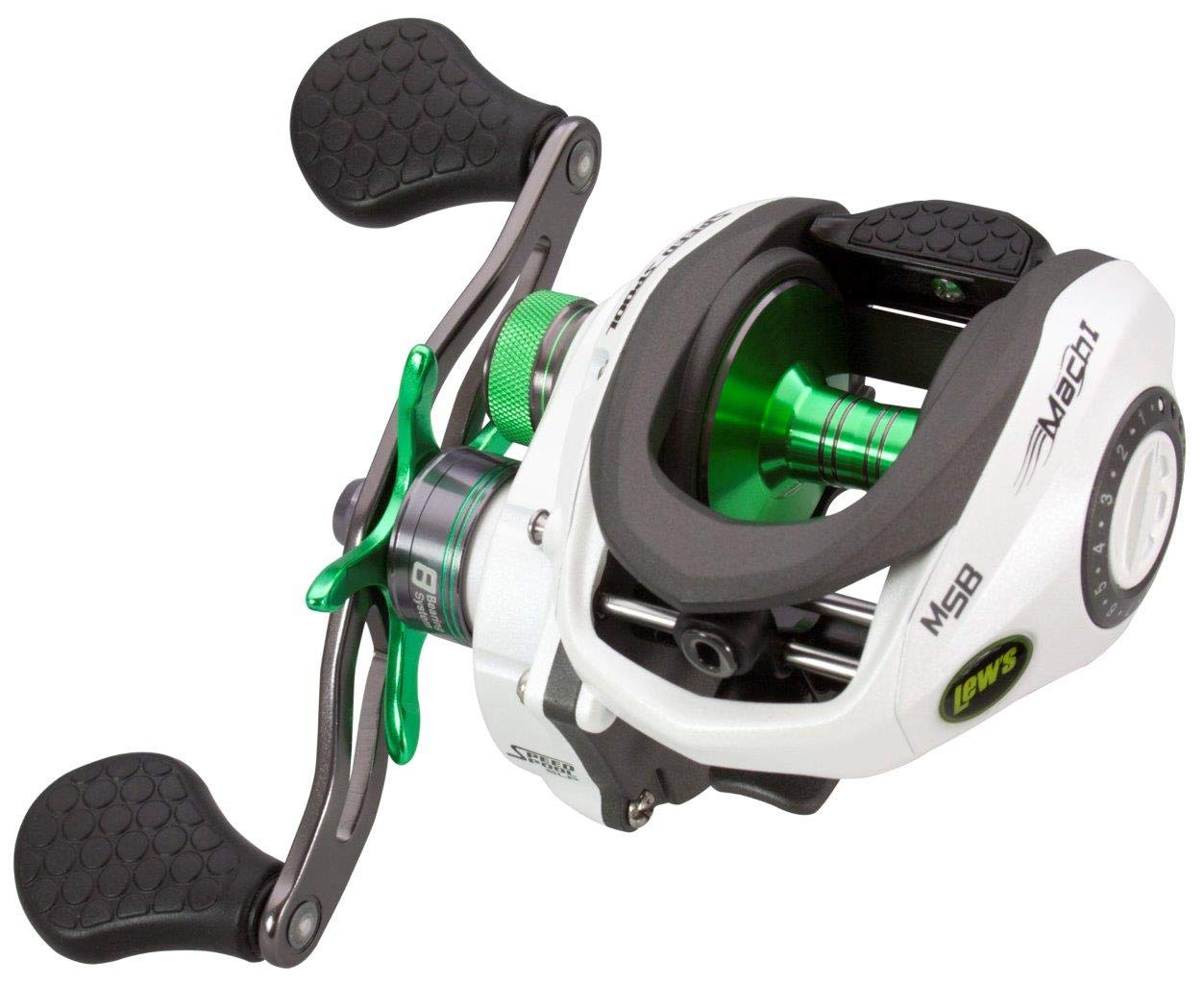 LEW'S FISHING Mach 1 Speed Spool SLP Series, Baitcasting Reel, Fishing Reel, Fishing Gear and Equipment, Fishing Accessories (MH1SHA)