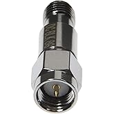 NooElec SMA DC Block in-Line 50 Ohm 50kHz-8GHz Connector Blocks DC Voltage from your Radio or RF Test Equipment. Ultra-Low In