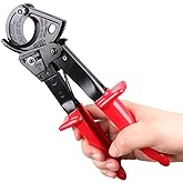 LUBAN Ratchet Cable Cutter, Heavy Duty Wire Cutter for Aluminum Copper Cable up to 240mm&sup2;, Ratcheting Wire Cutting Hand Tool