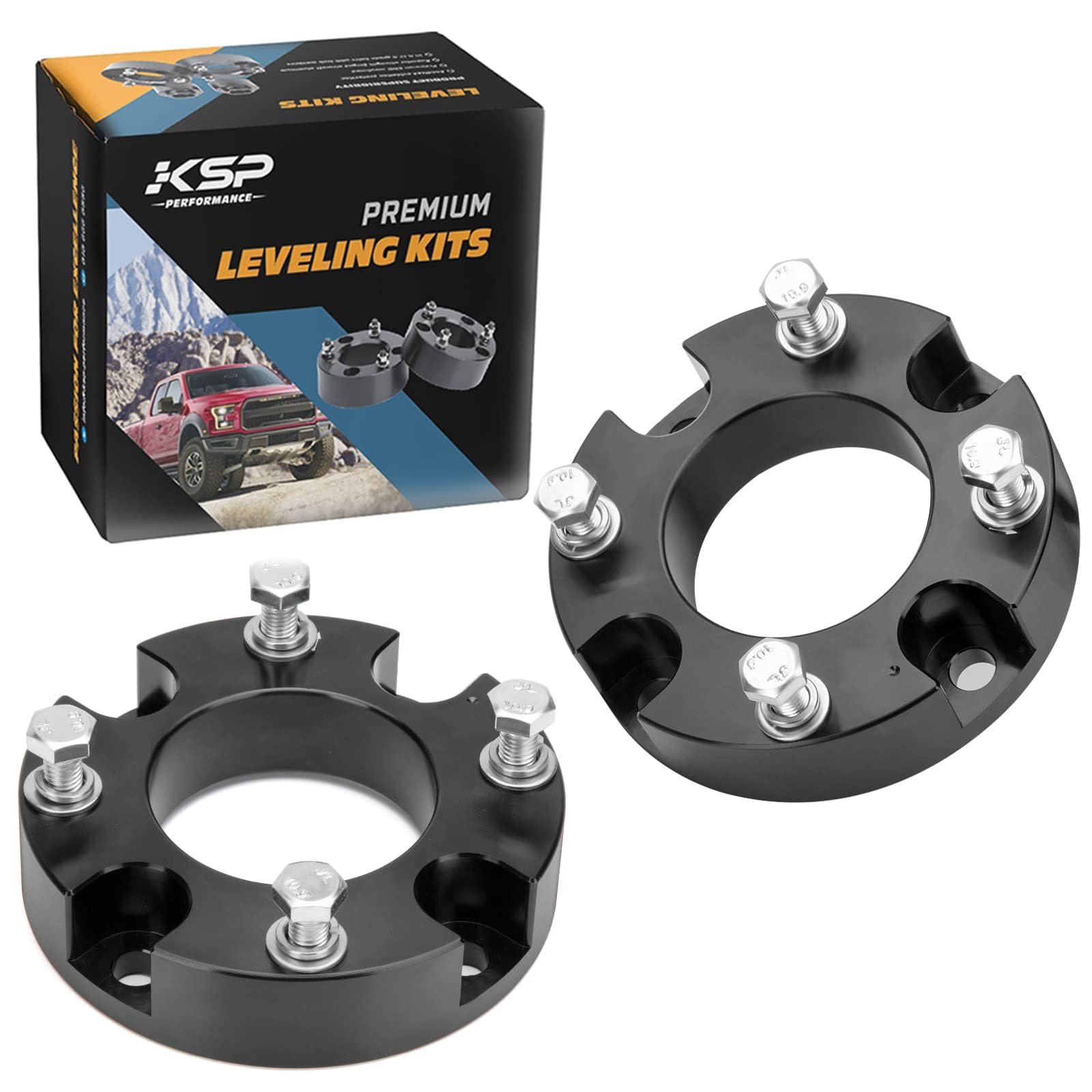 Photo 1 of *UNTESTED*
KSP 2" Leveling Kits for Tundra 2007-2026, 2pcs Front Level Lift Spacer Compatible with Toyota Tundra Sequoia 2WD 4WD 2007-2026, 2in Aluminum Suspansion Strut Spacers Fit For Toyota Truck Pickup