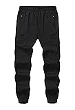 WaltZon Boy's Cargo Joggers Pants Youth Quick Dry