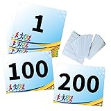 UISKOOPW Tyvek Race Bibs Running Numbers Bibs with