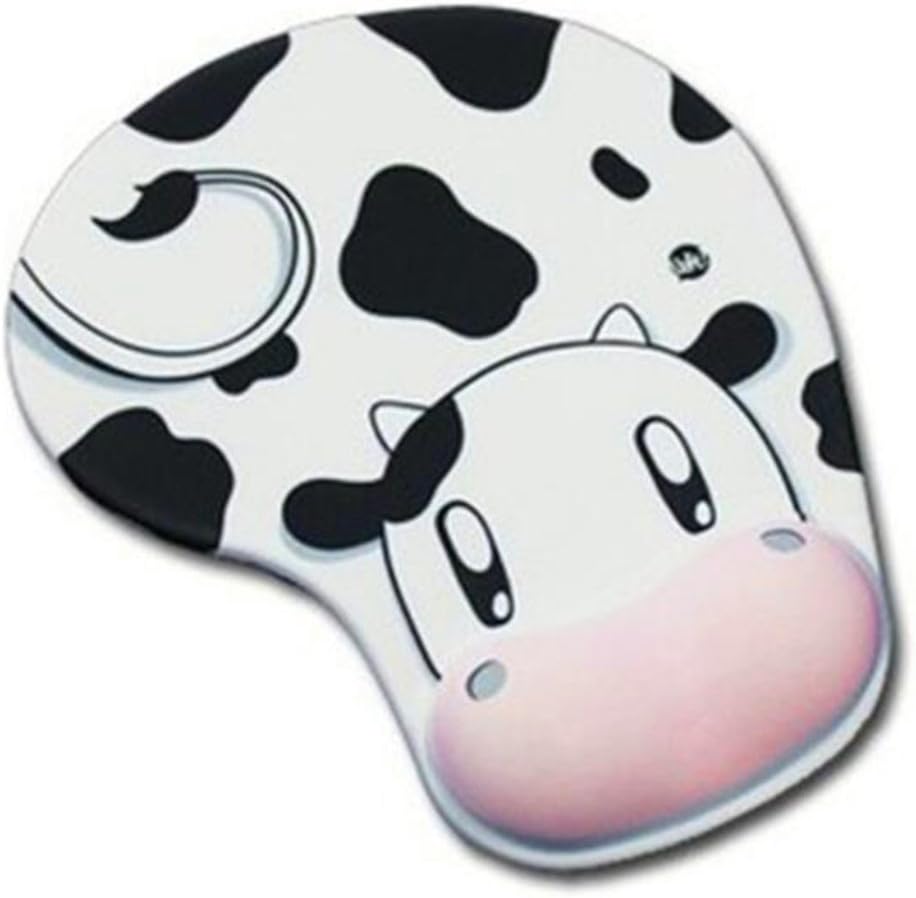 Silicone Gel Wrist Support Mouse Pad Mat for Laptop Desktop - Non-slip Rubber Base