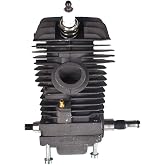 HGC 42.5mm Cylinder Rebuild Kit for STIHL MS230 | w/Crankshaft, fits MS250/023/025 Chainsaw, Replaces OEM 1123 020 1209