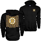 Blue 84 NHL Officially Licensed Hooded Sweatshirt Front/Back Curl Team Color