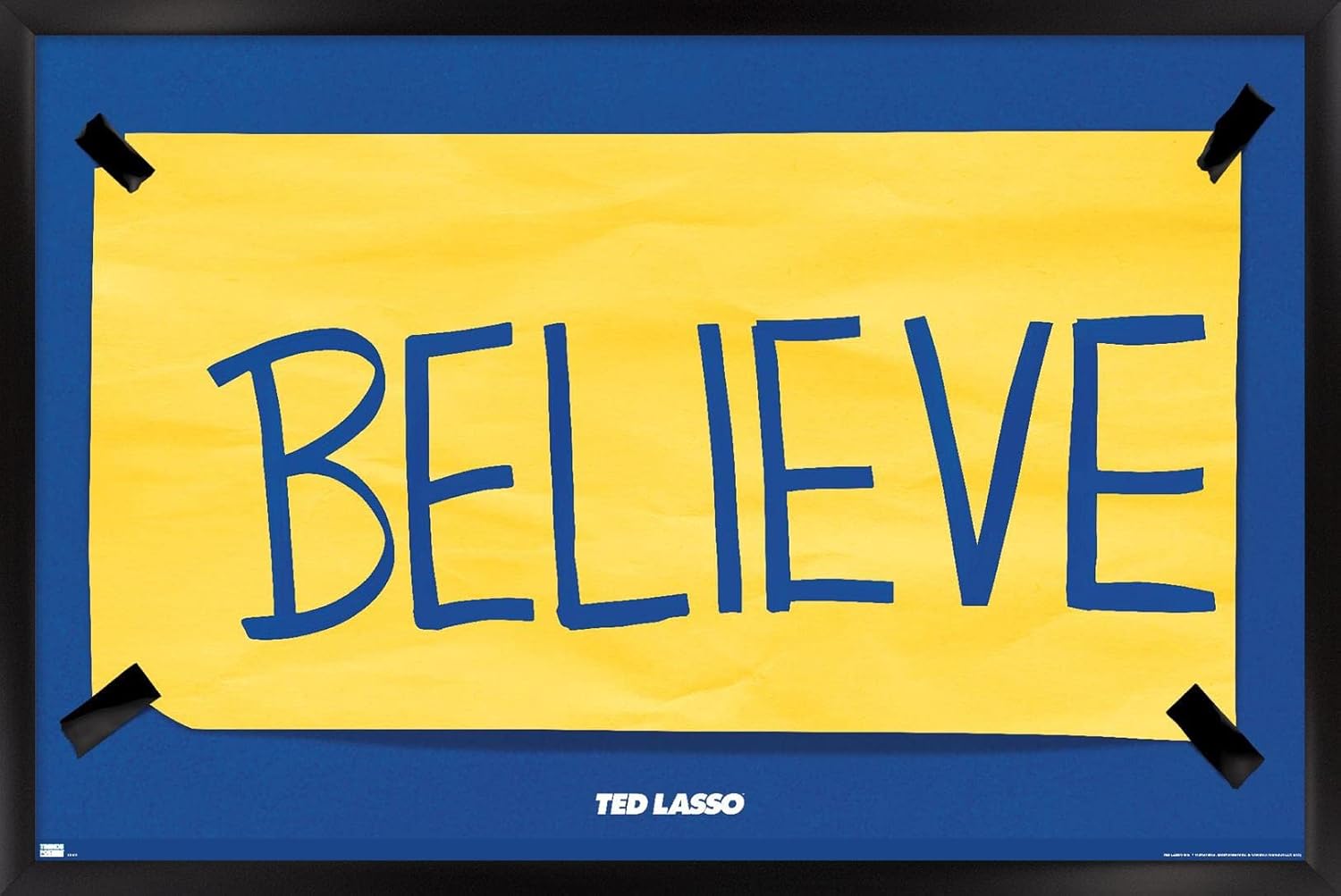 Wall Décor - Trends International Ted Lasso - Believe Wall Poster, 14.725