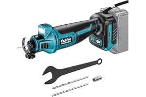 Ecarke Cordless Drywall Cut-Out Tool Compatible with Makita 18V Battery 3 Variable Speed Brushless-Motor Tool - for Cutting W