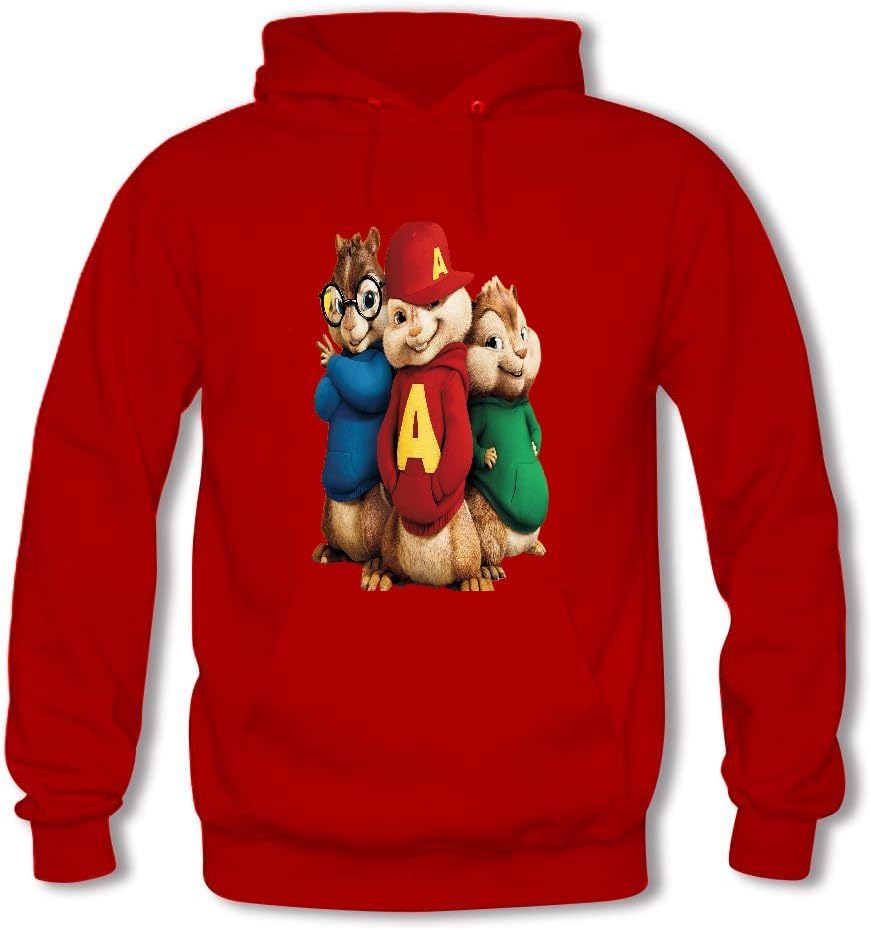 HOZA Diy Men's Alvin And The Chipmunks Custom Printing Adult Hoodie Sweatshirts