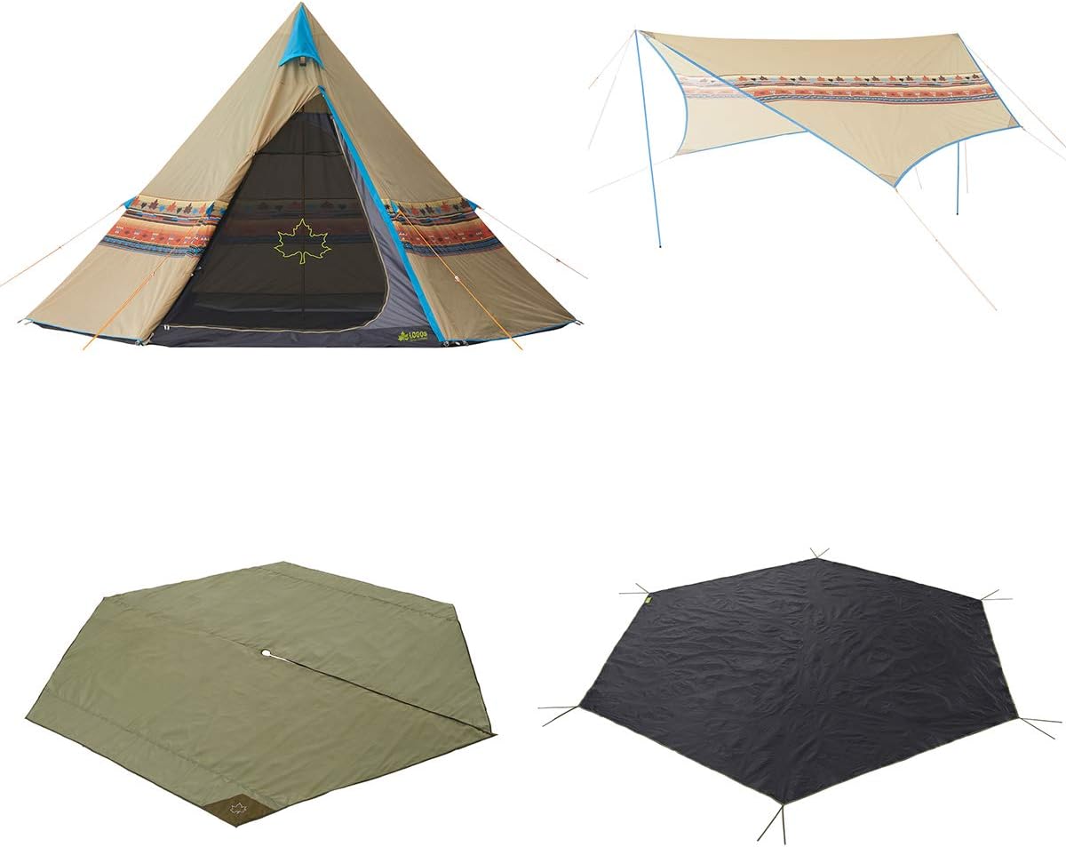 ロゴス Logos Tepee ナバホ400 マット タープセット ロゴス Logos テント本体 Amazon