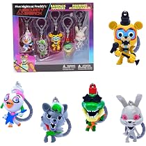 Just Toys LLC Five Nights at Freddy's Backpack Hangers (Five