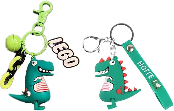 Amazon Co Jp キーホルダー 恐竜キーチェーン 2個セット 車キーリング かわいい キーホルダー キーホルダーペンダント 鍵キーホルダー 車キーホルダー カバン装飾 プレゼント 服 ファッション小物