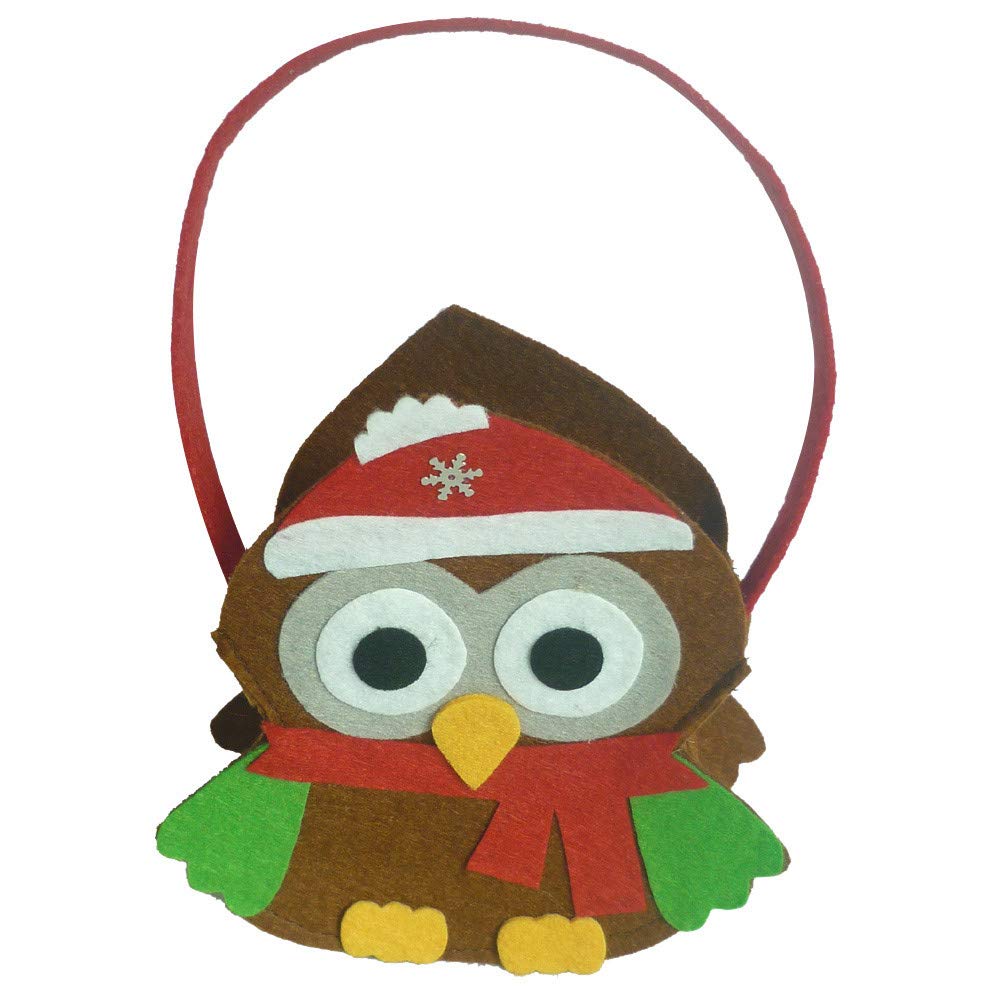 Amazon Com Christmas Gift Candy Bag Owl Merry Christmas Gift