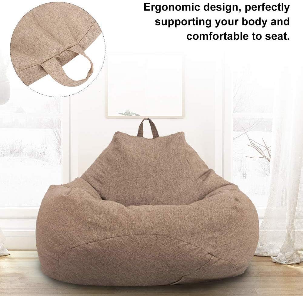 high back bag chair