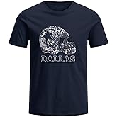 VCRVAWE Football Texas Shirt for Men, Football Shirts, Fans Gameday Apparel, Team City Pride Tailgating T Shirt.
