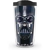 Tervis Made in USA Double Walled Star Wars Insulated Tumbler Cup Keeps Drinks Cold & Hot, 16oz, Darth Vader
