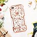 iPhone 8 Plus Case, HianDier Clear Glitter iPhone 7/8 Plus Protective Gel Case Pearl Foil Embedded Cute Case Shock Absorption Bumper Soft TPU Cover Case for iPhone 7 Plus & 8 Plus - Rose Gold