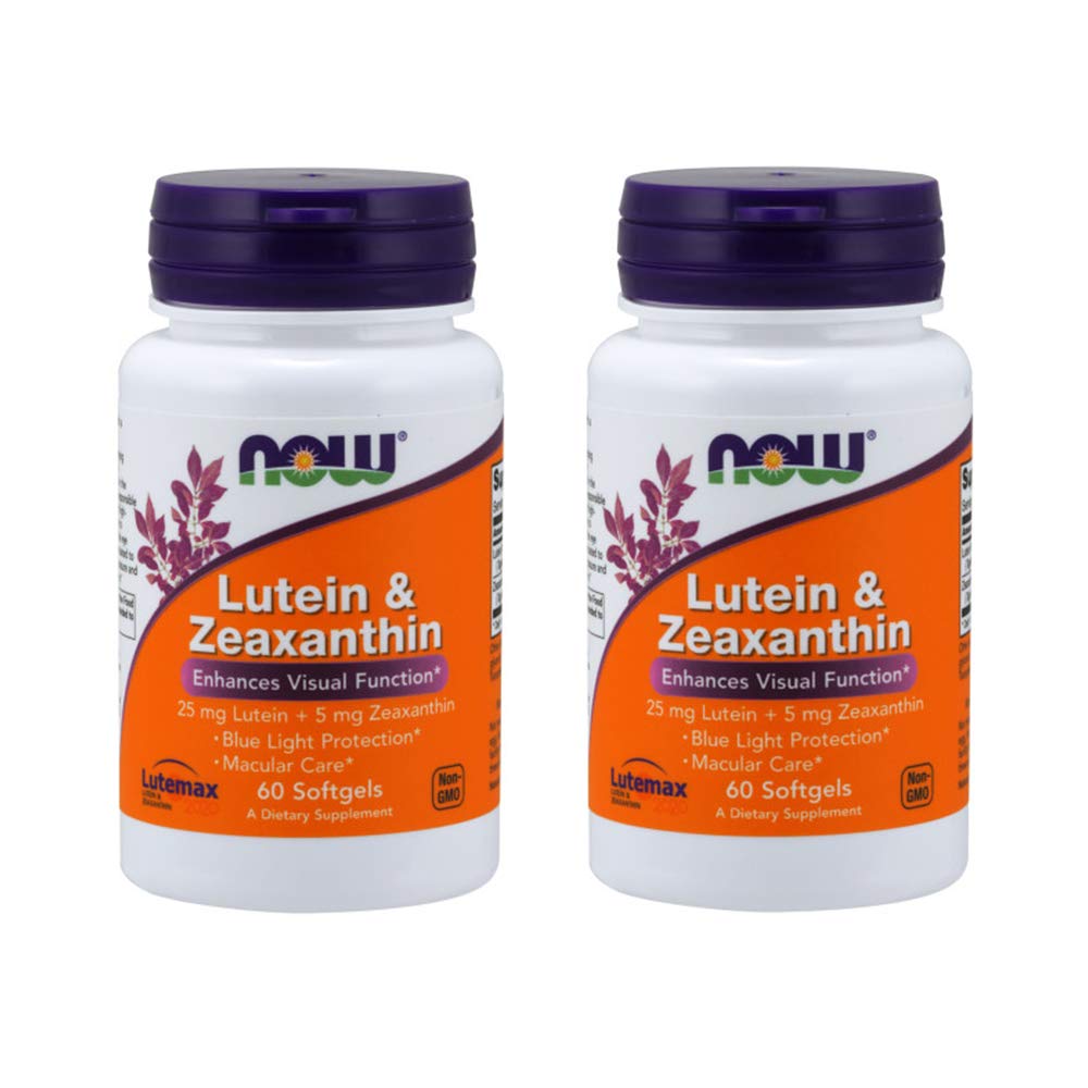 Mua NOW Supplements, Lutein & Zeaxanthin with 25 mg Lutein and 5 mg Zeaxanthin, 60 Softgels (2