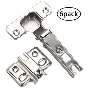 Schrauben Besyzy 6er Set Kuche Scharnier Schrank Topfband Clip 110 Eckanschlag Automatikscharnier Mit Schliessautomatik Und Dampfer Tur Teller Baumarkt Scharniere Baumarkt Eisenwaren