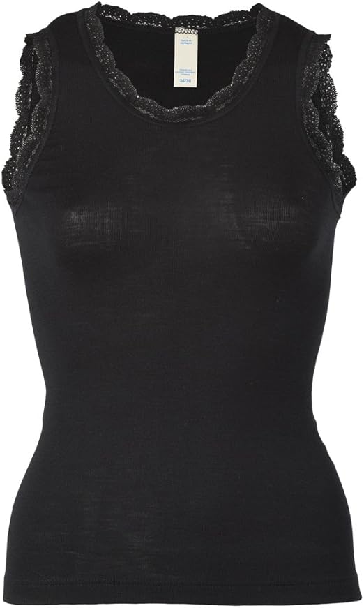 Women’s Thermal Underwear Base Layer Merino Wool Silk Sleeveless Top