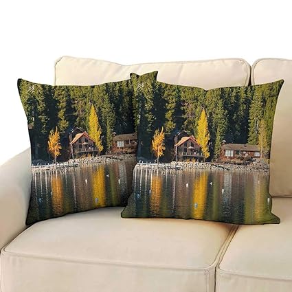 Amazon Com Renteriadecor Lake Tahoe Throw Sofa Cushion Cover 24 X