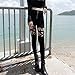 YEMOCILE Punk Gothic Women Leggings Hollow Out Five-Pointed Star Pentagram Pencil Sexy Pants Black