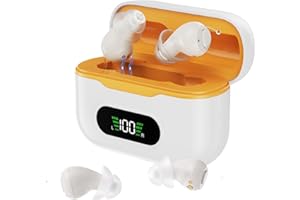 Flaygo Pro Hearing Aids for Seniors with Intelligent Auto-Noise Cancelling (Not Amplifiers),Rechargeable Digital OTC with 32-Channel for Clear Sound, Super Mini Invisible & Comfortable,7-Day Standby, UV Charging Case Cleaning