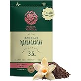 Prema Vanilla Pure Madagascar Vanilla Bean Powder, No Sugar Added, 3.5oz | Alcohol-Free &amp; Clump-Free, Fine Texture, Rich Aroma for Coffee, Baking, Desserts, Smoothies &amp; Savory Dishes, No Additives