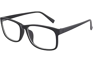 GQUEEN Fake Clear Glasses Non Prescription Glasses Eyeglasses Rectangular Frame, 201512