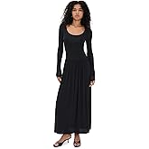 Ulla Johnson Women's Amal Jersey U-Neck Dress