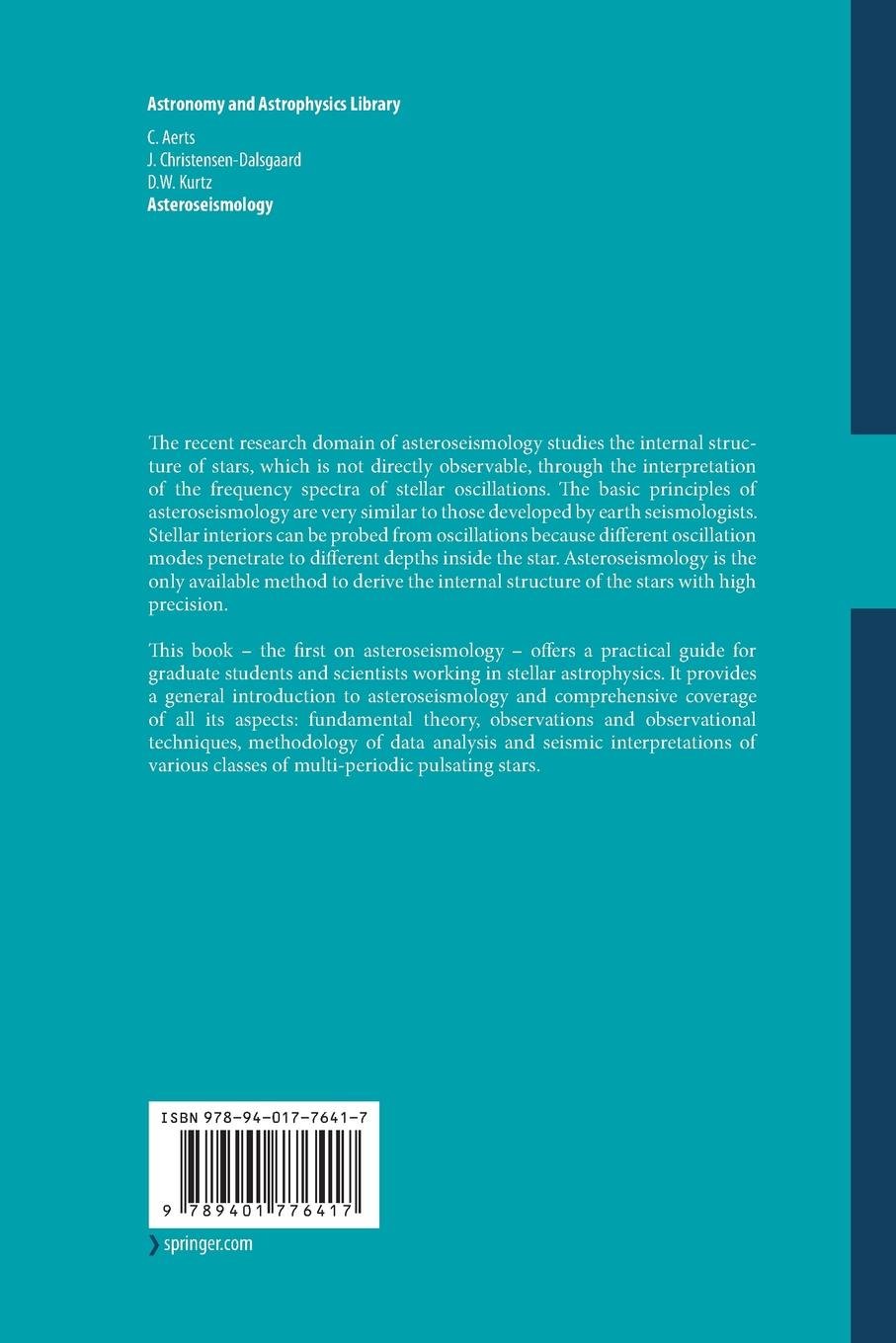 asteroseismology aerts