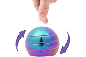 SAMILALAGO Desk-Toys for Fidget Kinetic-Cool-Gadgets: Cool-Stuff for Kid Children Teen Adult, Optical-Illusion Toy for Office School Home Women Men Christmas Stress-Relief-Gifts 180 Seconds Spinning